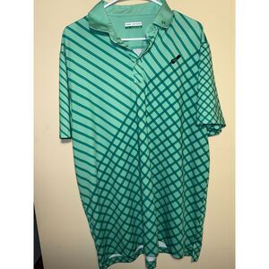 Fore Fathers Mowing Grass/Lawn Mower Performance Polo | Size Large | Golf Dad